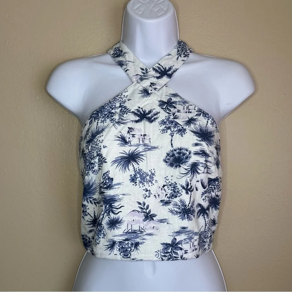Abercrombie & Fitch Halter Crop Top - Picture 1 of 4